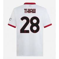 AC Milan Malick Thiaw #28 Vieraspaita 2024-25 Lyhythihainen